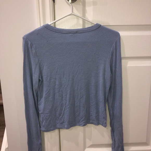 basic blue long sleeve - Picture 2 of 2